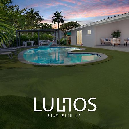 Villa Luxe Escape Heated Pool, Bbq Court, Games & More L05 Miami Exterior foto