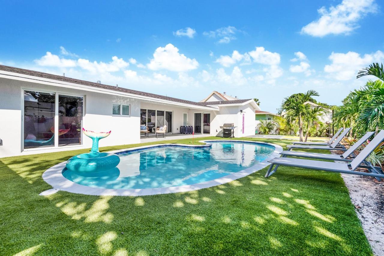 Villa Luxe Escape Heated Pool, Bbq Court, Games & More L05 Miami Exterior foto