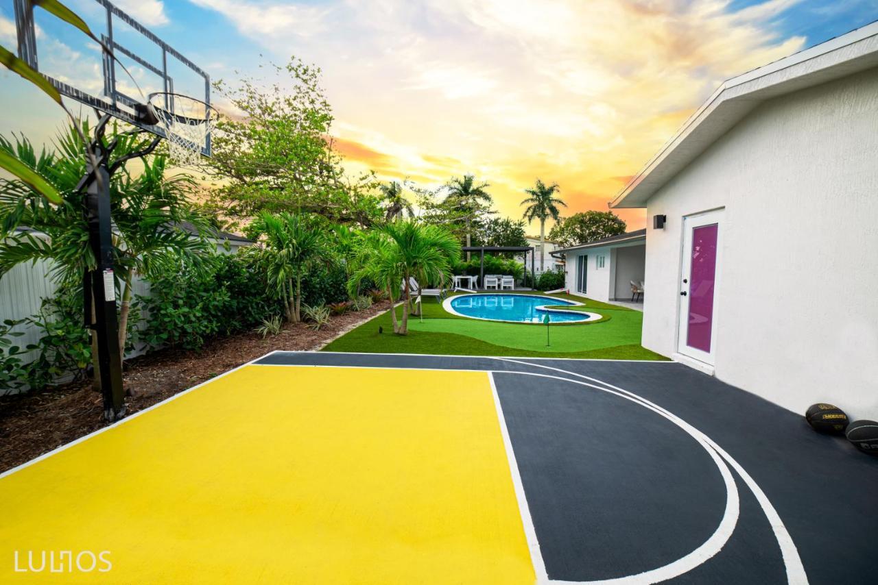 Villa Luxe Escape Heated Pool, Bbq Court, Games & More L05 Miami Exterior foto