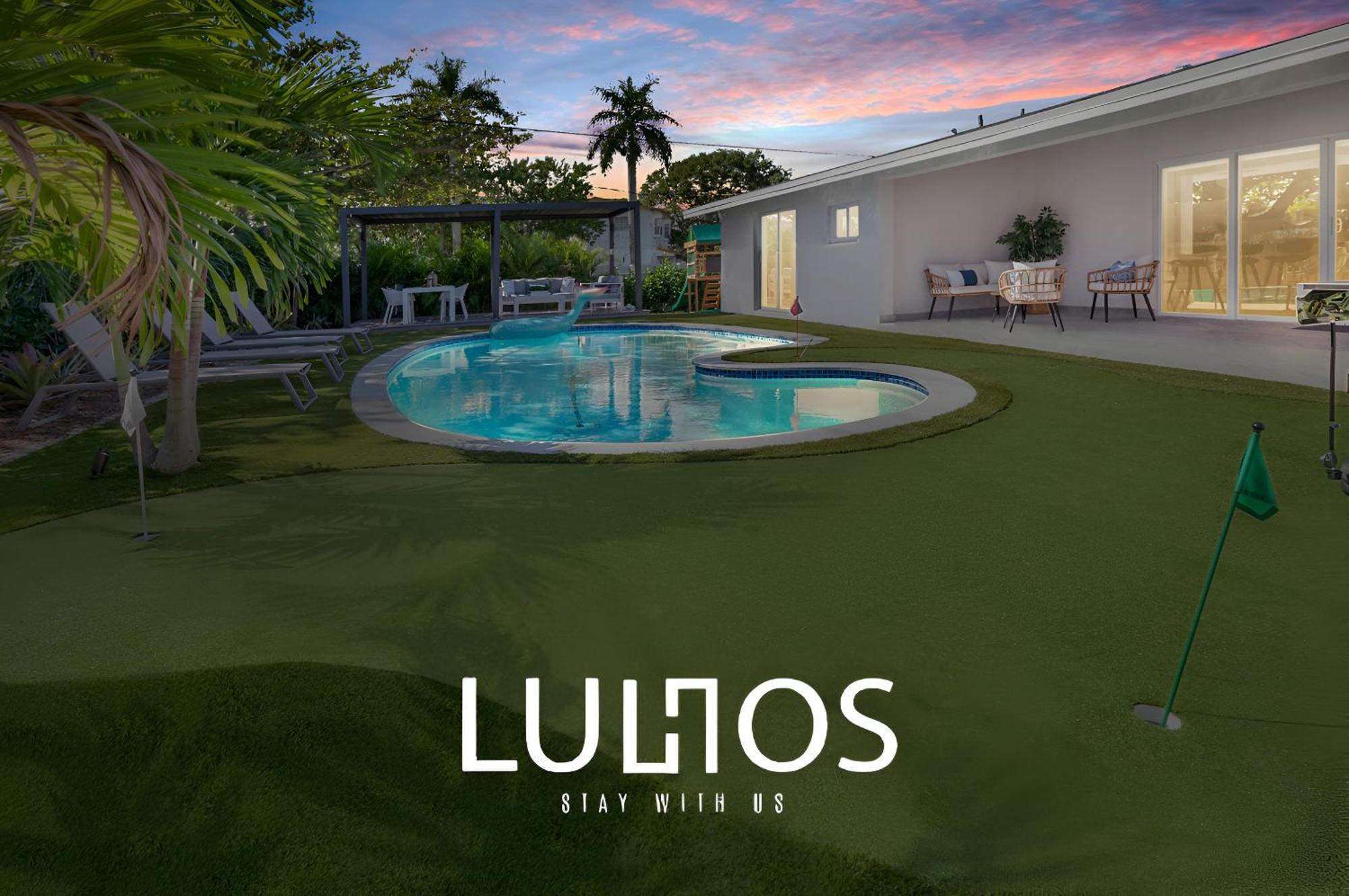 Villa Luxe Escape Heated Pool, Bbq Court, Games & More L05 Miami Exterior foto